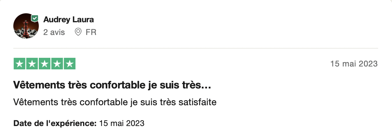 BB - AVIS TRUSTPILOT (Audrey Laura)